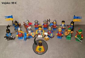 LEGO 10305 Hrad Lvího rytíře - minifigurky, koně, vlajky - 1
