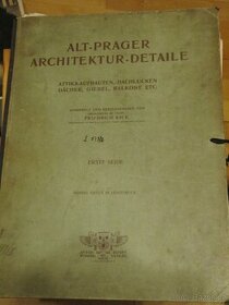 Kniha  Alt-Prager Architektur-Detaile.Pražská architektura 1