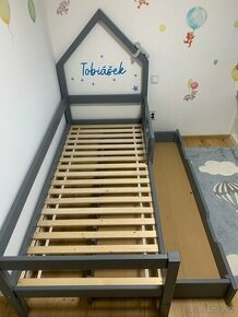Dětská domeckova postel s pristylkou - NOVÁ - 1