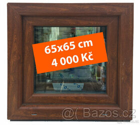 Nové okno 65x65 Zl.Dub