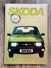 Prospekt Škoda 105 serie ( 198X ) NL " Užovka " - 1