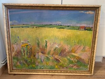 PRODÁM OBRAZ NA PLÁTNĚ- KRAJINA