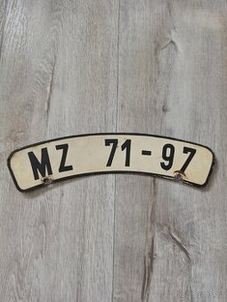 Jawa 250/350 Pérák, ČZ 125/150 C přední SPZ, značka