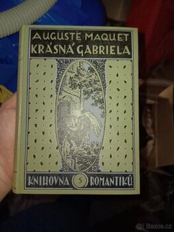 Kniha krásná Gabriela 1928