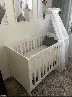 Designová postýlka MOON PINIO 140x70 - 1