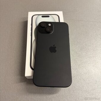 Pouze rozbalený iPhone 15 128GB černý, 2 roky záruka