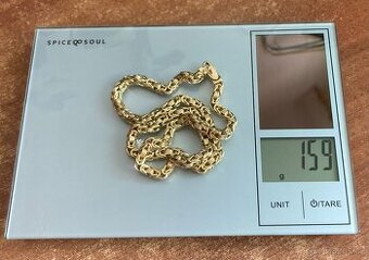 TOP-Zlatý řetízek 18K Žluté plné zlato 750/1000