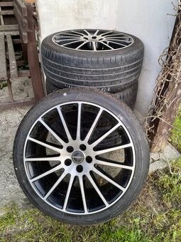 Prodám alu kola BORBET s letními pneu 225/40 R18