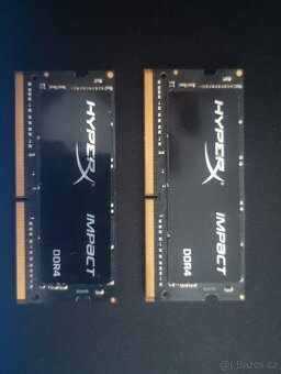2×16GB DDR4 2400MHz SODIMM – HyperX Impact CL14 – TOP stav