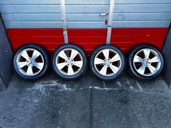Original ALU kola Škoda 17" 6,5J ET41 + 215/55/R17 - 1