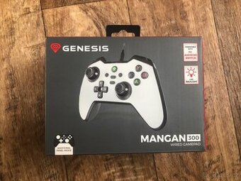 Gamepad Genesis MANGAN 300, bílý