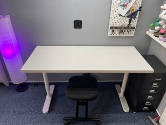 Deska stolu Ikea LAGKAPTEN 140x60 cm - bílá