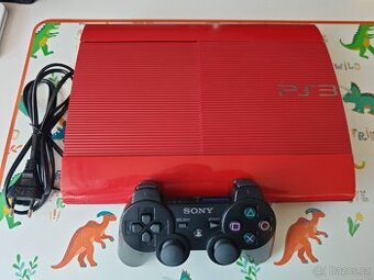 Playstation 3 Super Slim RED