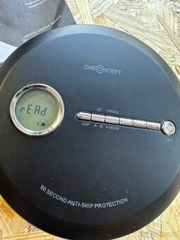 CDC 100MP3 Discman Disc-Player, LCD ASP, zesilovač basů