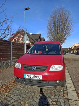 VW CADDY LIFE, 1,9 TDi, 77kW, rodinné auto - 1