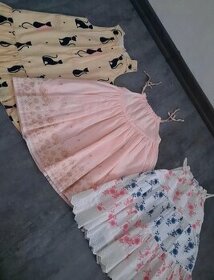 Troje nové šatičky, vel. 18-24 měsíců