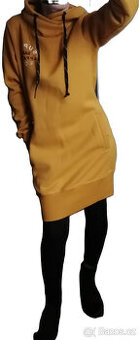 mikinové šaty s kapucí, SAM, velikost S