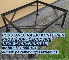 IBC PODSTAVEC 3.200,-Kč v.=50cm PROSTĚJOV mob:731 855 194
