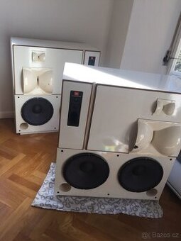 Extrémně vzácné Studiové monitory JBL 4435, bílé, reprodukt