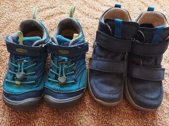 Tenisky Keen a zimní botky Superfit