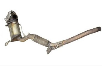 DPF filtr výfuková roura s katalyzátorem a filtrem částic