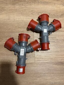 Rozbočka 3 x 32A 4 kolík 400V