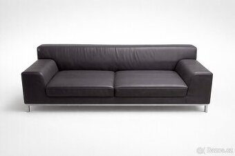 3 místná kožená sedačka IKEA Kramfors (vintage)