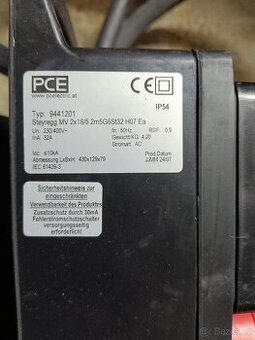 rozdvojka na 400V 32A