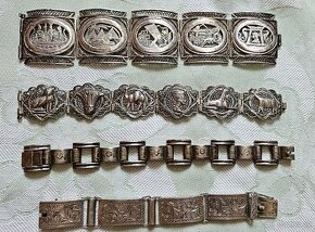 STŘÍBRNÉ NÁRAMKY STAROŽITNÉ