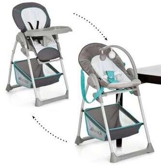 Dětská židlička Hauck Sit'n Relax 2v1 hearts