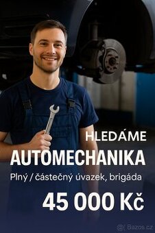 Automechanik Děčín – mzda 45 000 Kč