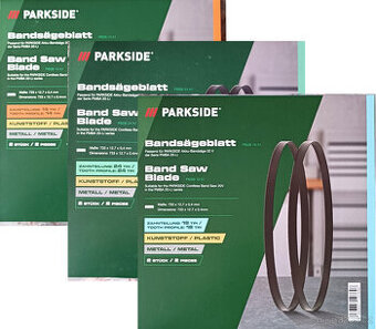 Sada 3x 2ks pilových pásů pro aku pilu PARKSIDE série PMBA 2