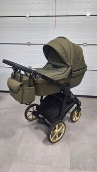 Kočárek Junama 3v1 Bohatá výbava khaki