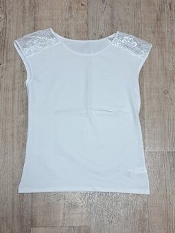 NOVÉ triko s krajkou, vel. L/XL