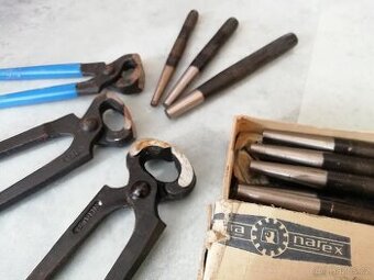 Průbojníky Narex 6,8,10 mm, kleště Zbirovia - doprava v ceně