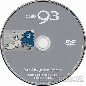 SAAB 9-3 - Nová verze map CZ a SK 5/2022 - Navigační DVD