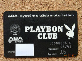 KARTA PLAYBON CLUB – ABA-systém služeb motoristům - 1