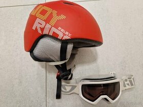 Lyžařská helma Relax a lyžařské brýle Giro