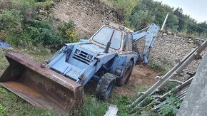 Traktorbagr JCB + Zetor podovzek