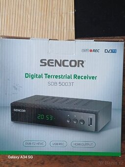 Prodám set-top box SENCOR DVB-T2