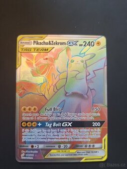 Pokémon pikachu a zekrom 184/181
