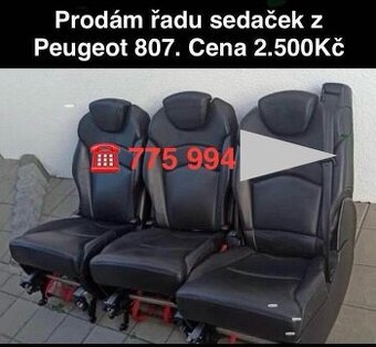 Sedacky Peugeot 807