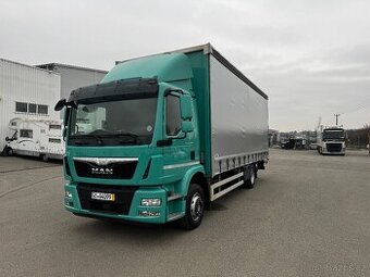 MAN TGM 12.290 valník s plachtou,čelo - 1
