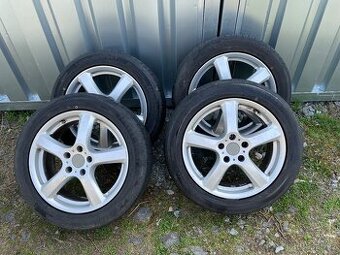 Alu kola velikost 17 5x112 s pneu 225/50/17