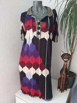 Šaty orig.Barcelona Custo,vel 3 /40-42,vícebarevné