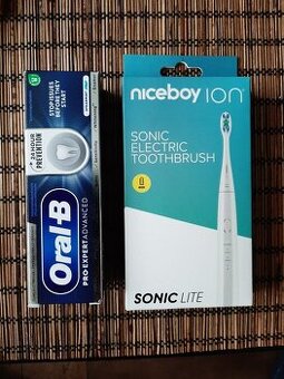 Sonický zubní kartáček Niceboy ION Sonic Lite IPX7 bílá barv