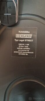 elektrická koloběžka 1000W