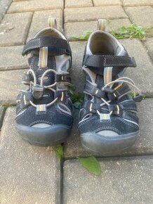 Sandále Keen, černé (black/yellow), vel. US2, UK1, EU34