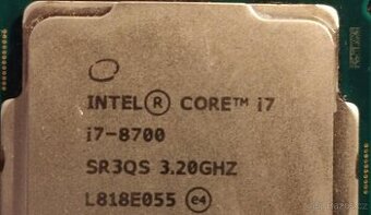 i7-8700 LGA 1151 Coffee Lake (podpora Win11)