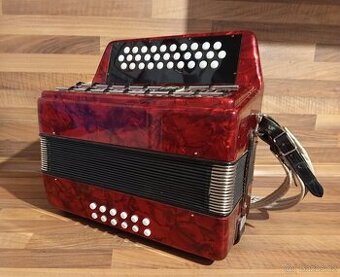 Heligonka (harmonika,akordeon) Weltmeister G-C-F